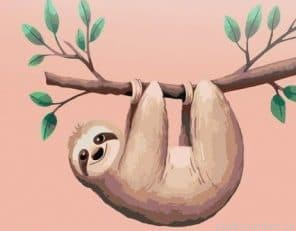 Pink Sloth Painting By Numberss.png
