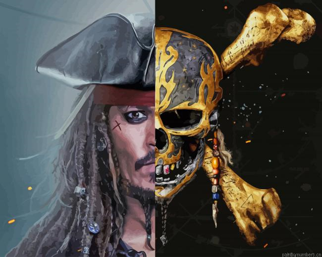 Pirates Of The Caribbean Art Painting By Numberss.png