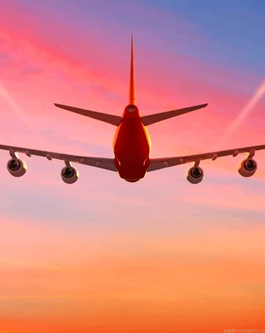 Plane In The Sky Painting By Numberss.png