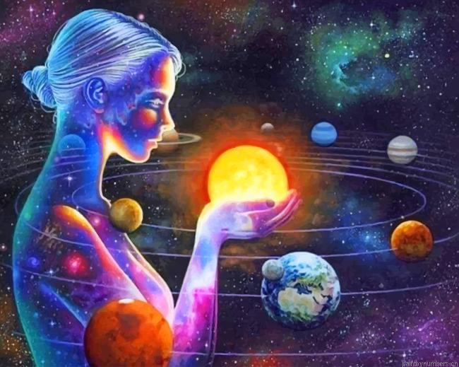 Planets Woman Painting By Numberss.png