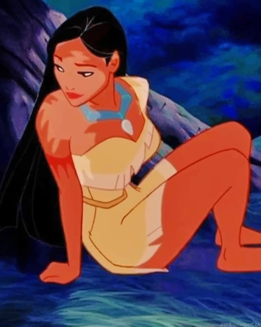 Pocahontas Disney Character Animations Painting By Numberss.png