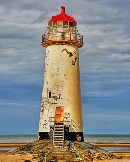 Point Of Ayr Lighthouse Painting By Numberss.png