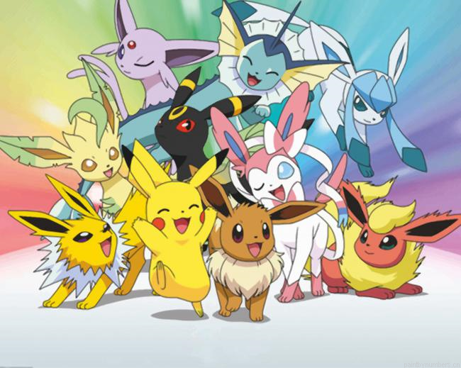 Pokemon Characters Painting By Numberss.png