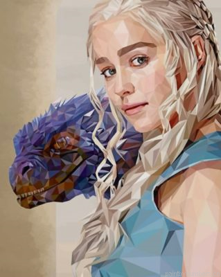Pol Art Daenerys Targaryen Painting By Numbers.png