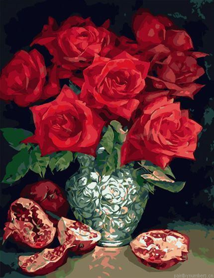 Pomegranate Roses Painting By Numberss.png