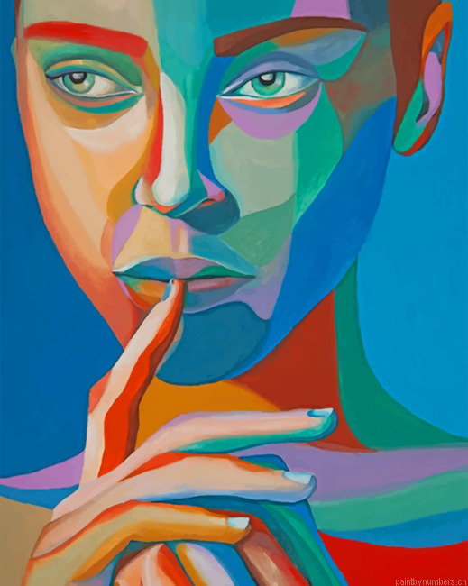 Pop Art Lady Painting By Numberss.png