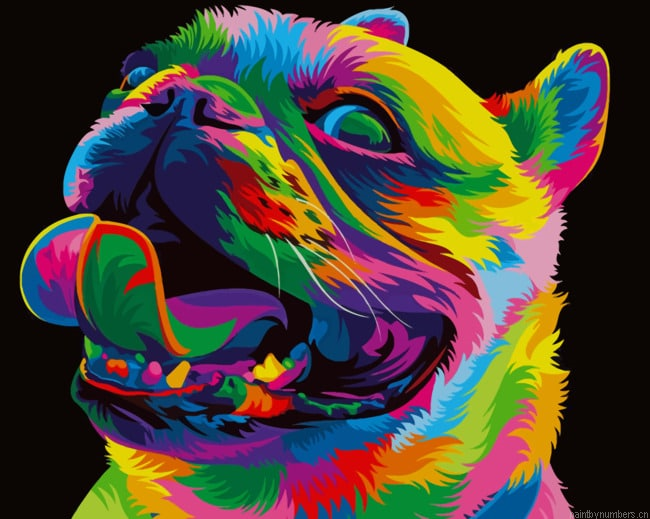 Pop Art Pitbull Painting By Numberss.png