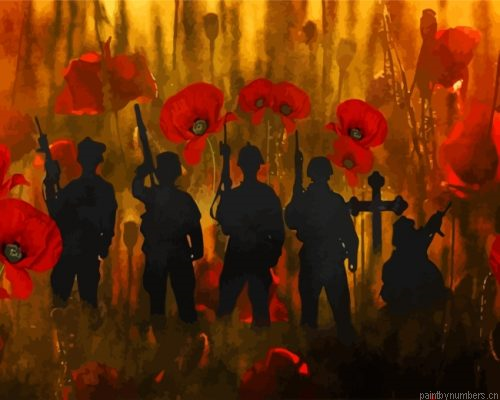 Poppies And Soldiers Painting By Numbers.png