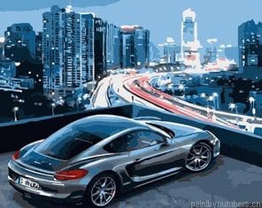 Porsche In New York Cars Painting By Numbers.png
