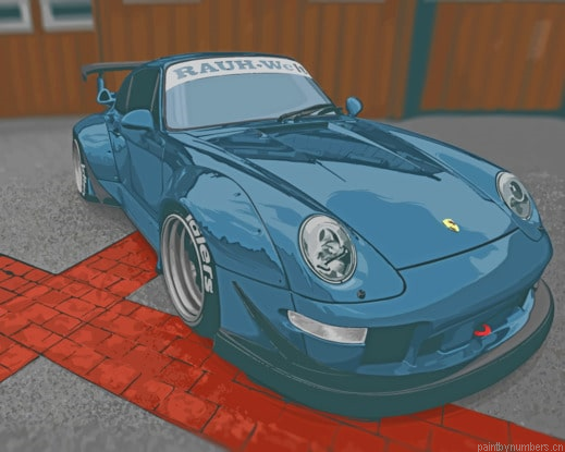 Porsche Rauh Welt Cars Painting By Numberss.png