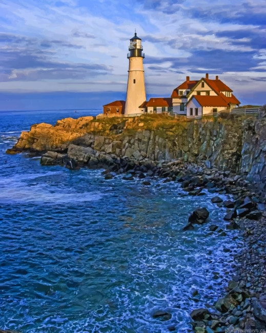 Portland Head Light Painting By Numberss.png