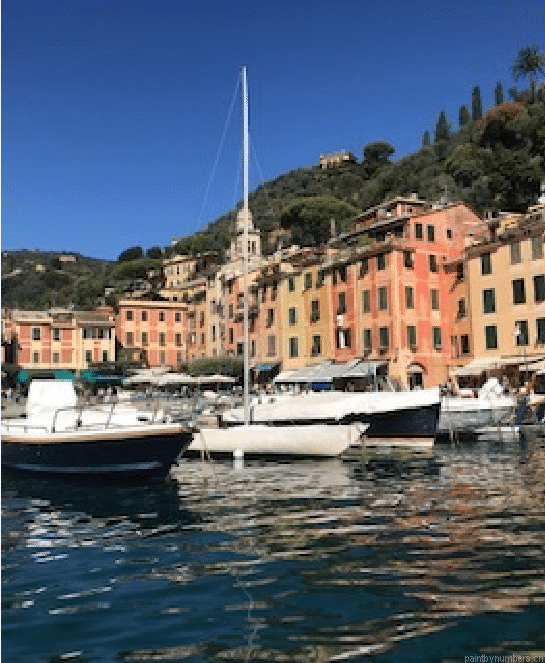 Portofino Harbour Painting By Numberss.png