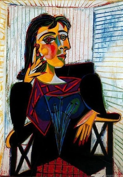 Portrait Of Dora Maar By Pablo Picasso Painting By Numbers.png