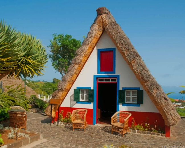 Portugal House In Madeira Painting By Numberss.png