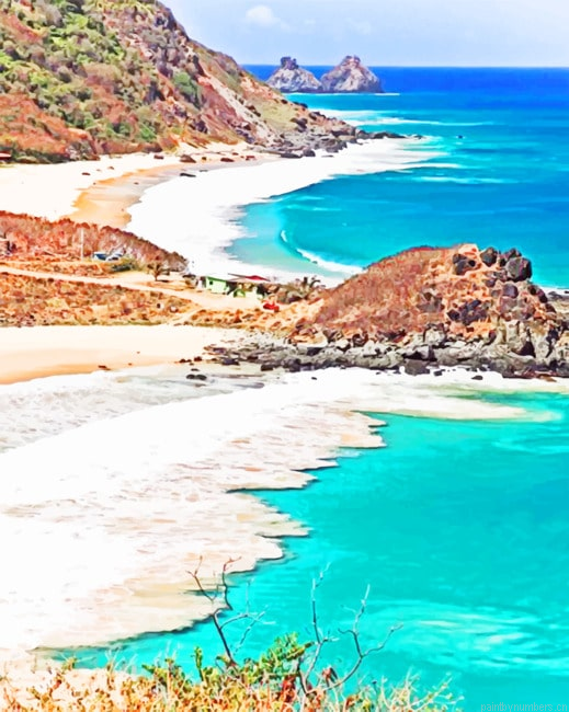 Praia Do Bode Brazil Painting By Numberss.png