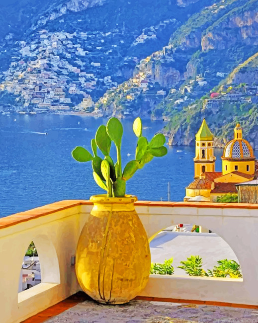 Praino Amalfi Coast Painting By Numberss.png