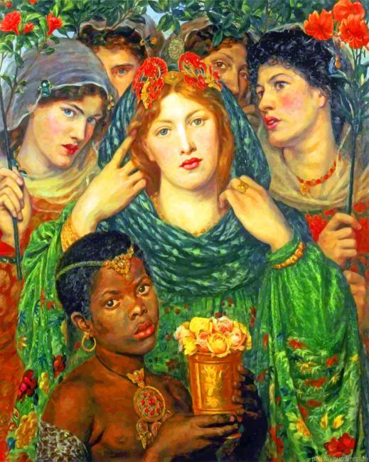 Pre Raphaelite The Beloved Painting By Numbers.png