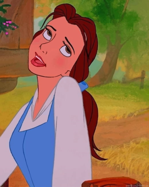 Princess Belle Animations Painting By Numberss.png