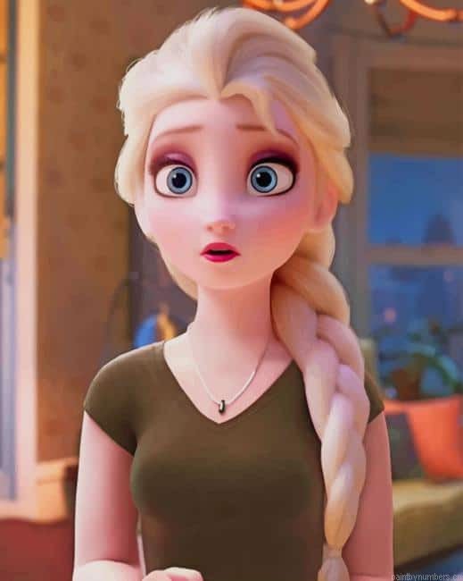 Princess Elsa Animations Painting By Numberss.png