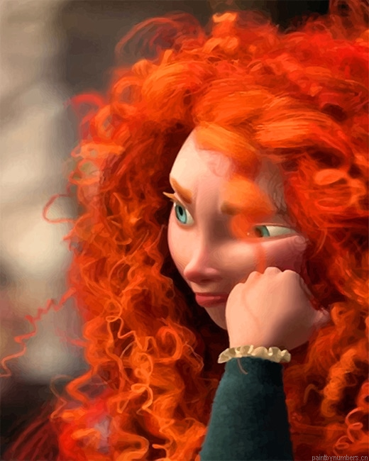 Princess Merida Animations Painting By Numberss.png