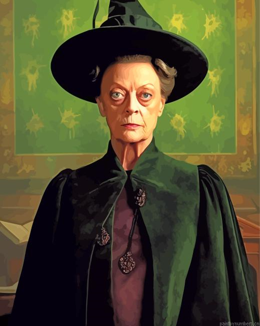 Prof Minerva Mcgonagall Painting By Numberss.png