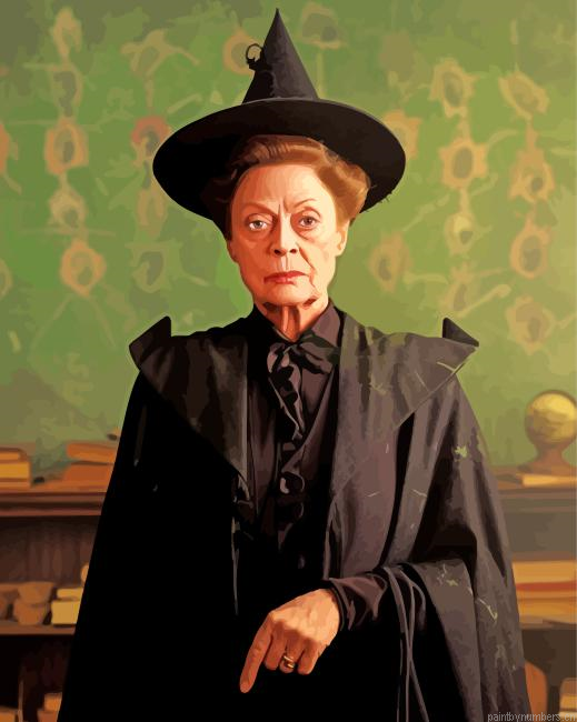 Professor Mcgonagall Painting By Numberss.png