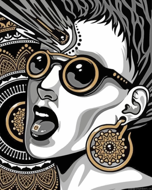 Psychedelic Woman Painting By Numbers.png