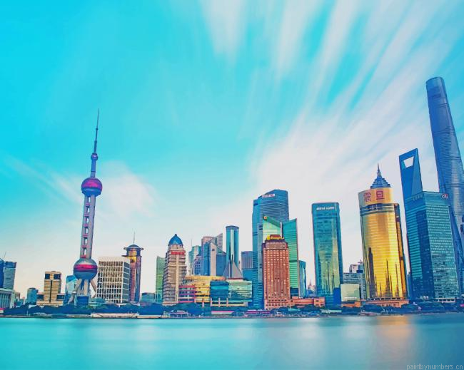 Pudong China Cities Painting By Numberss.png
