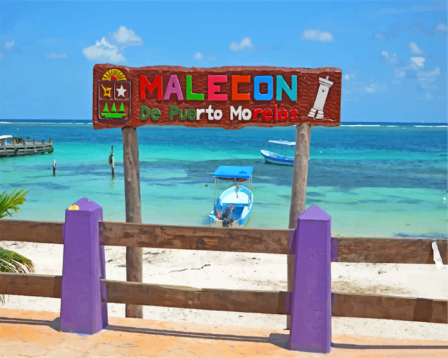 Puerto Morelos Mexico Painting By Numbers.png