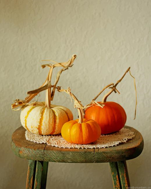 Pumpkins Decoration Painting By Numberss.png