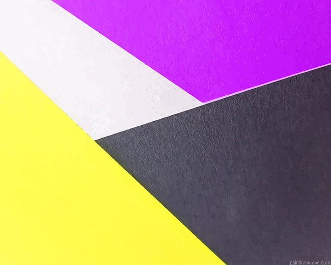 Purple Black Yellow Pattern Painting By Numberss.png