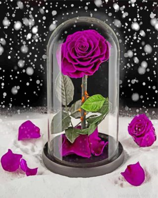 Purple Glass Rose Painting By Numbers.png