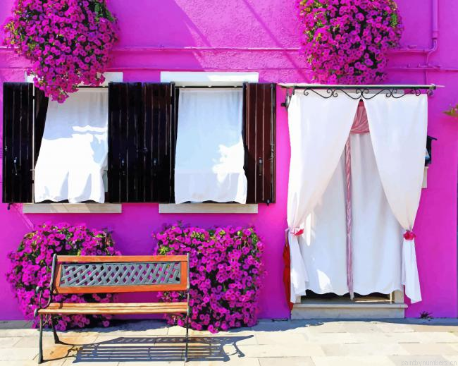 Purple House Buildings Painting By Numberss.png