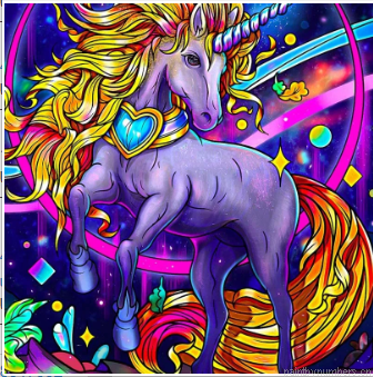 Purple Unicorn Painting By Numberss.png