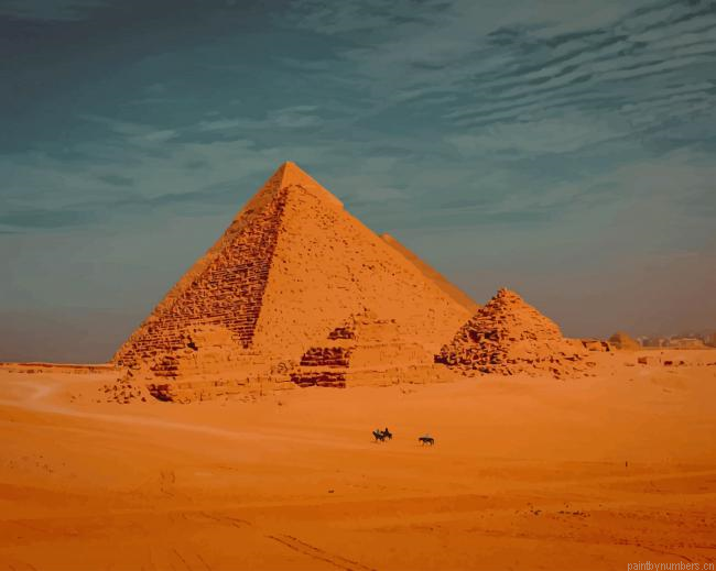 Pyramid In Desert Painting By Numberss.png
