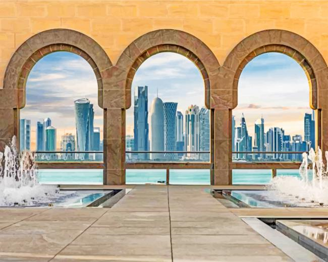 Qatar Doha Painting By Numberss.png