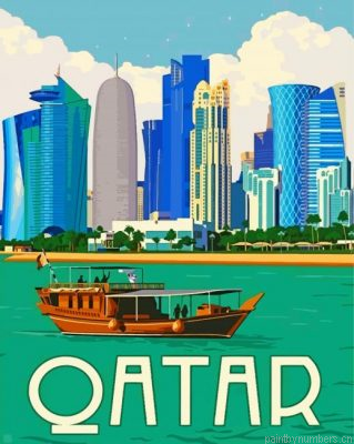 Qatar Middle East Painting By Numbers.png