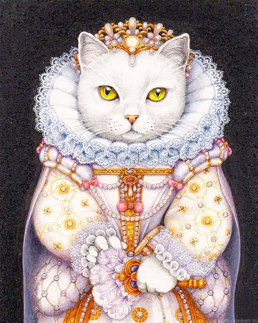 Queen Cat Animals Painting By Numbers.png