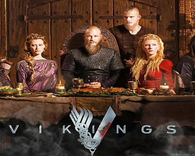 Ragnar And Lagertha Vikings Series Painting By Numberss.png