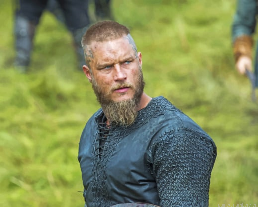 Ragnar In Vikings By Travis Fimmel New Painting By Numberss.png