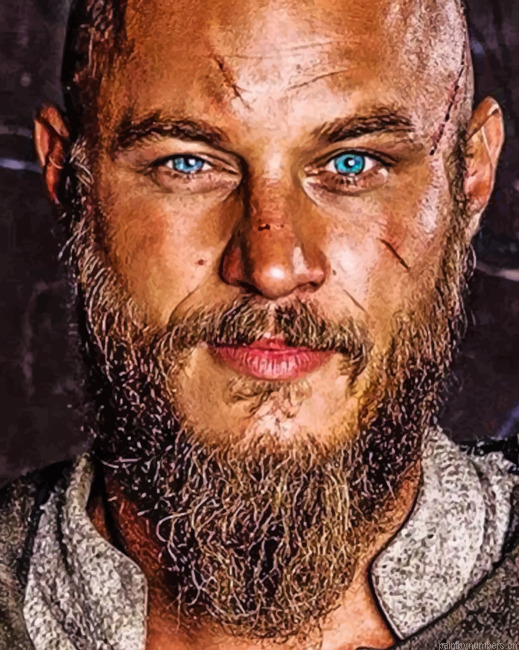 Ragnar Lothbrok Actors Painting By Numberss.png
