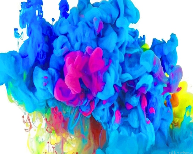 Rainbow Colorful Smoke Painting By Numberss.png