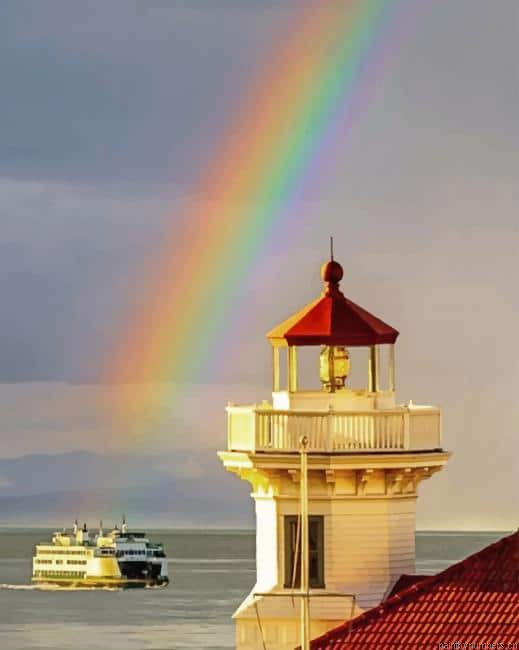 Rainbow Lighthouse Painting By Numberss.png