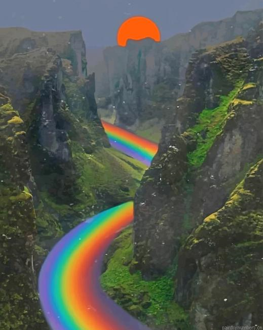 Rainbow Road Painting By Numberss.png