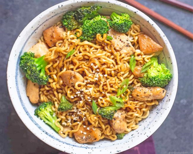 Ramen Noodles Food Painting By Numbers.png