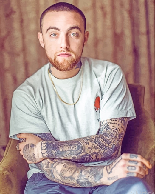 Rapper Mac Miller Painting By Numberss.png
