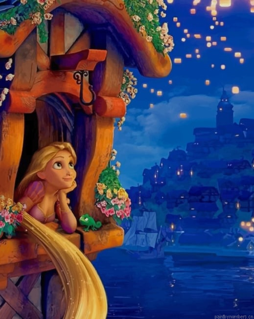 Rapunzel Disney Princess Painting By Numbers.png