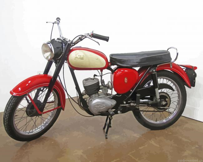 Red Bsa Bantam Painting By Numberss.png