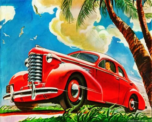Red Car Painting By Numbers.png
