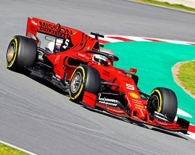 Red Formula One Painting By Numberss.png